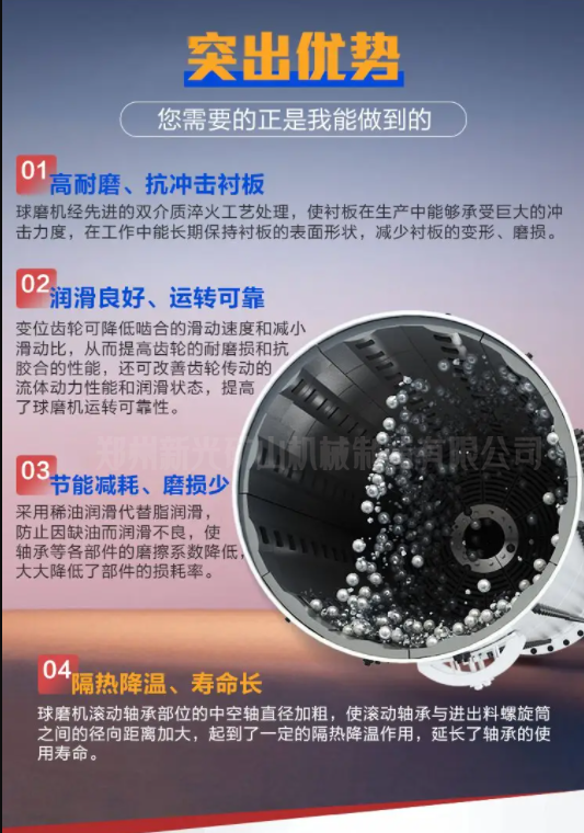 球磨機(jī)產(chǎn)品優(yōu)勢(shì) 水泥球磨機(jī)